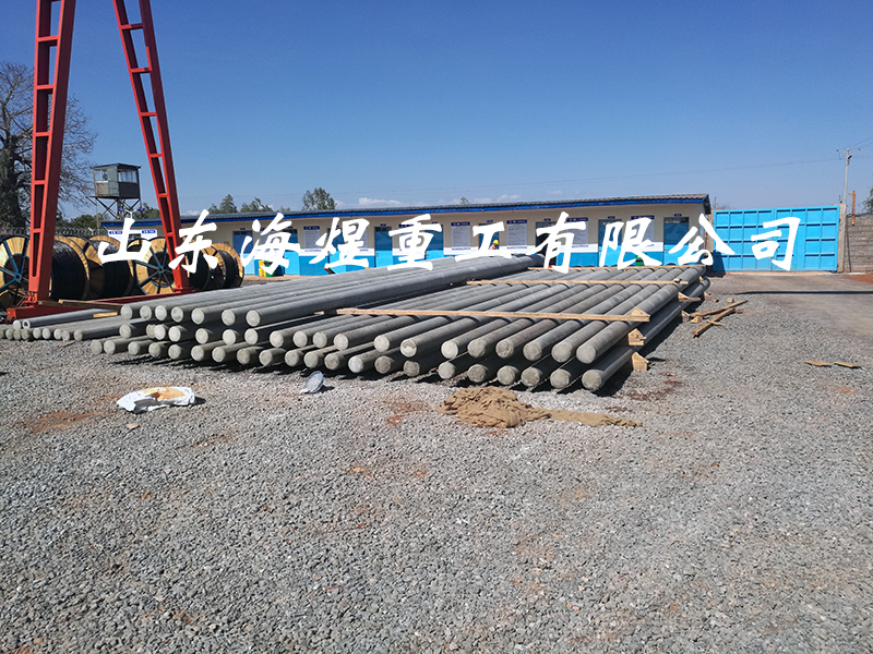 中交機電肯尼亞電桿生產(chǎn)線