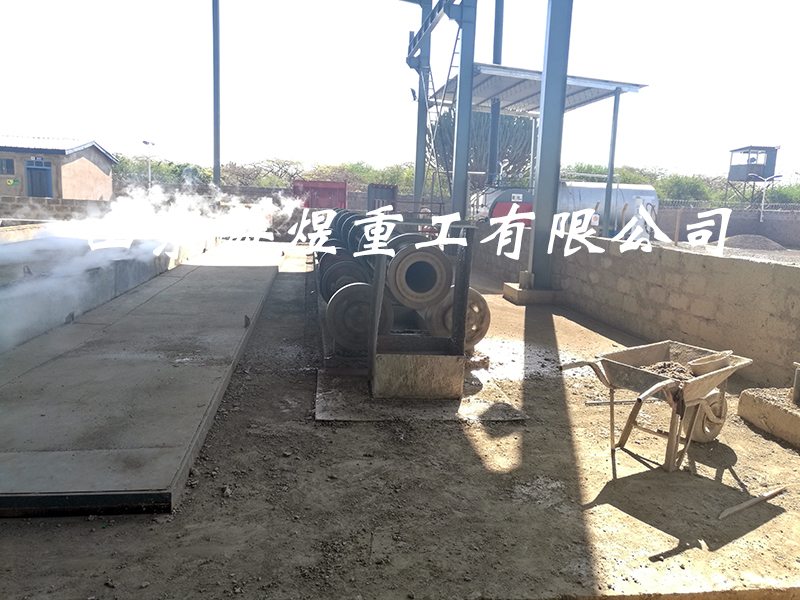 中國路橋肯尼亞電桿生產(chǎn)線